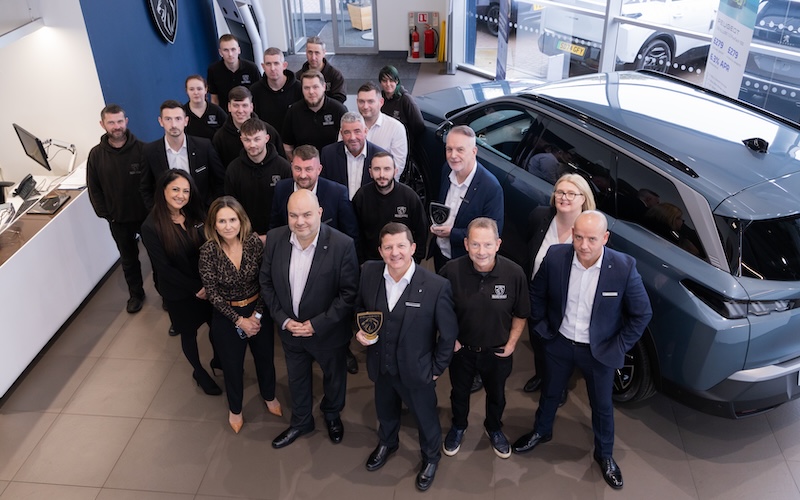 Macklin Motors Paisley Peugeot Enjoys Success At Guild Of Gold Awards