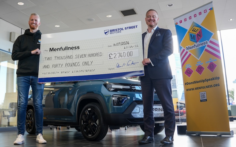 Bristol Street Motors Helps Put The Brakes On Men's Mental Health Issues