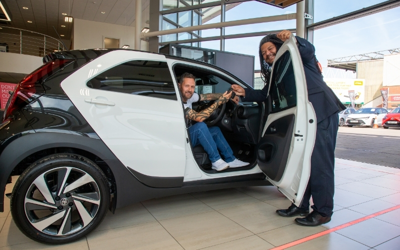 Football Fan Collects New Car After Vertu Trophy Competition Success