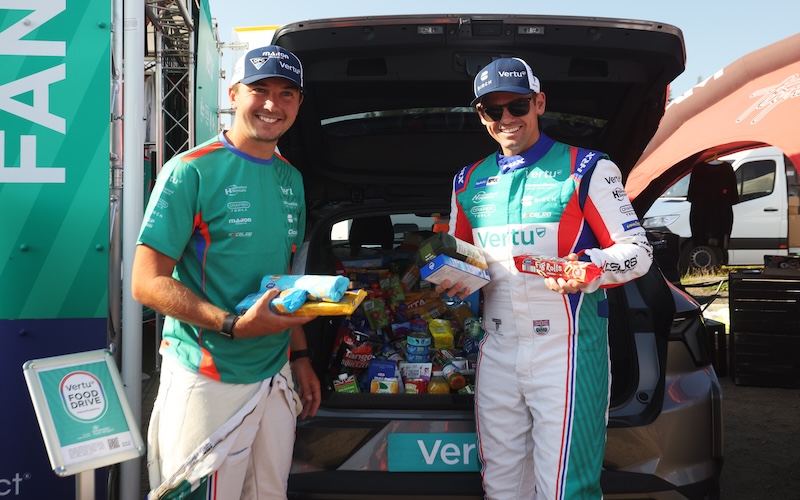 Knockhill Motorsport Fans Get Behind Vertu Food Drive to Support Families