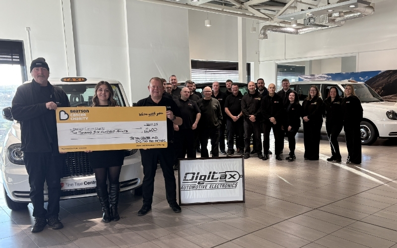 Taxi Centre Helps Drive £2,600 Donation To Beatson Cancer Charity
